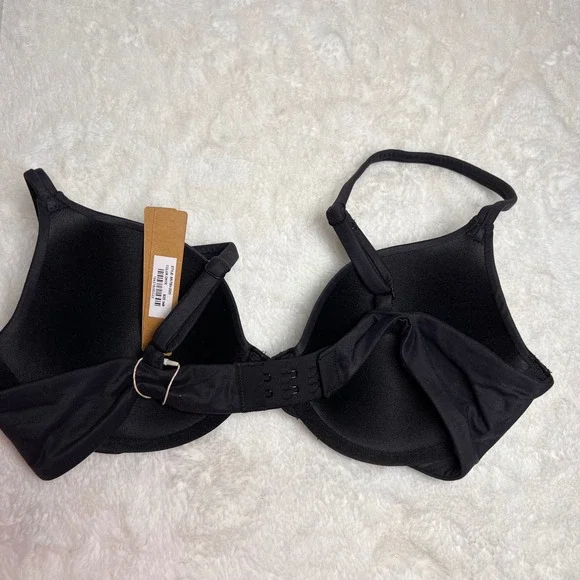 SKIMS Women's T-Shirt Bra Onyx Black Size 34B Underwire Adjustable Straps NWT - Picture 6 of 8